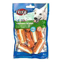 Ласощі для собак Trixie Кістка для чищення зубів Denta Fun 5 см, 120 г / 8 шт. (курка)