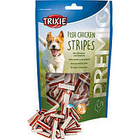 Ласощі для собак Trixie PREMIO Chicken and Pollock Stripes 75 г з куркою та рибою