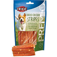 Ласощі для собак Trixie PREMIO Chicken Cheese Stripes 100 г з куркою та сиром ласощі для дресирування