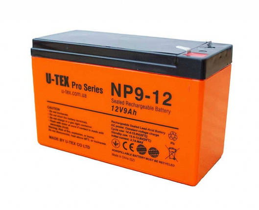 U-tex PRO 12В / 9,0 Ah, фото 1