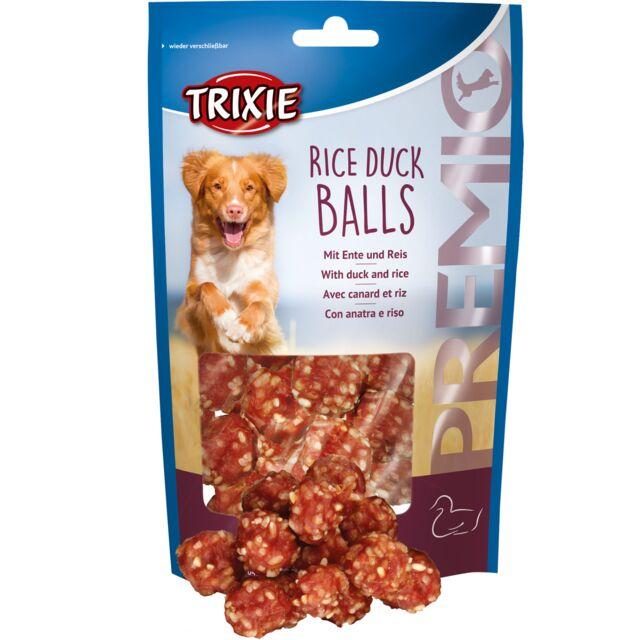 Ласощі для собак Trixie PREMIO Rice Duck Balls 80 г з качкою ласощі для дресирування собак триксі - фото 1 - id-p1646363371
