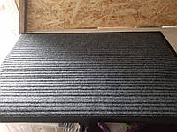 Тканинний м'який придверний килимок 50х80см на гумовій основі для застосування всередині приміщення