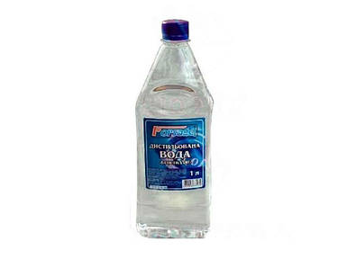 Дистильована вода Бідістилят пляшка 1л ПЕТ ТМ Forsage FG