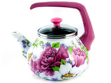 Чайник емальований для газової плити 2,2л бак ручка Піон (Т)2545 00072621 ТМ INTEROS FG