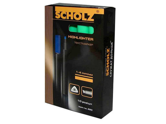 Текст маркер, 1-5 мм, зілля, 220 (10 шт./пач.) ТМ Scholz FG, фото 1