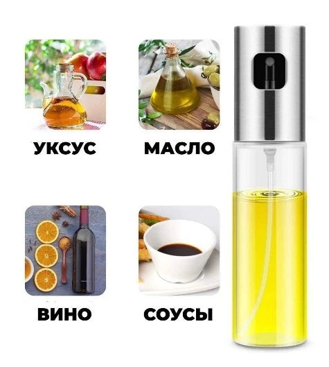 Скляний розпилювач для олії, оцту та інших рідин