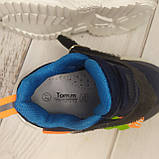 Дитячі дихаючі літні легкі текстильні кросівки для хлопчика TOM.M T9893 синій, фото 8