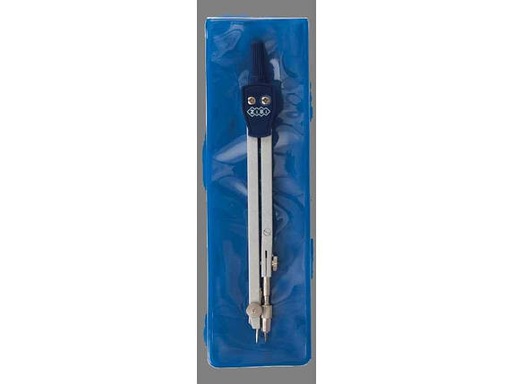 Циркуль COLLEGE в мякому PVC чохлі, темно-синій, KIDS Line ZB.5310CL-03 ТМ ZiBi FG, фото 1