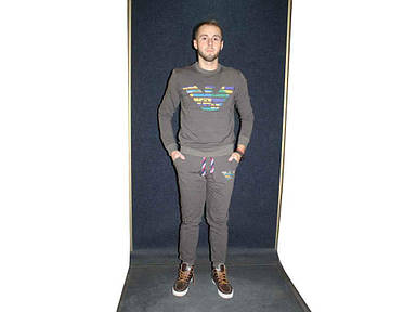 Костюм спортивний чол. Armani хакі р.M ТМ Black wolf FG