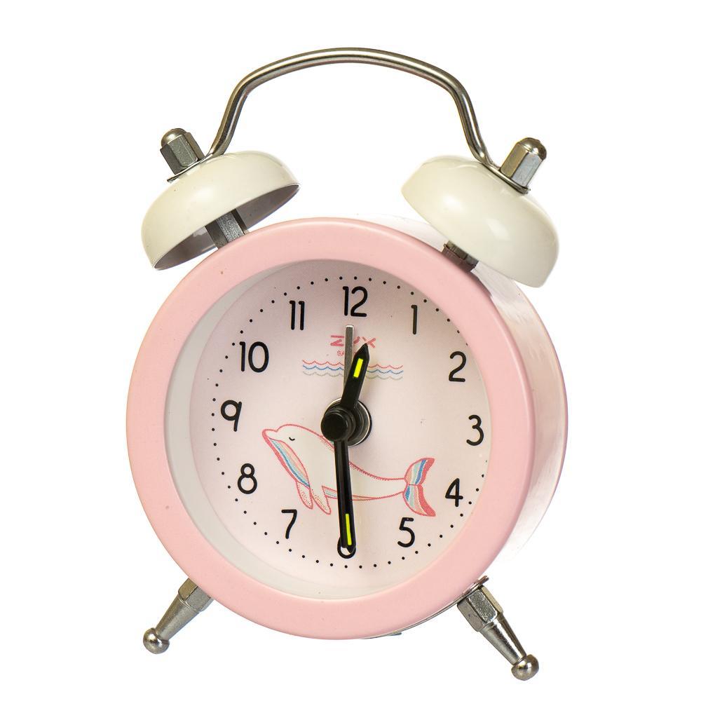 Часы-будильник Elisey Дельфины 011AK 7.5х5.5х1.5 См Розовый (SK000955 ...