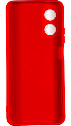 Чохол Soft touch для OPPO A17 (на оппо-17) червоний, фото 2