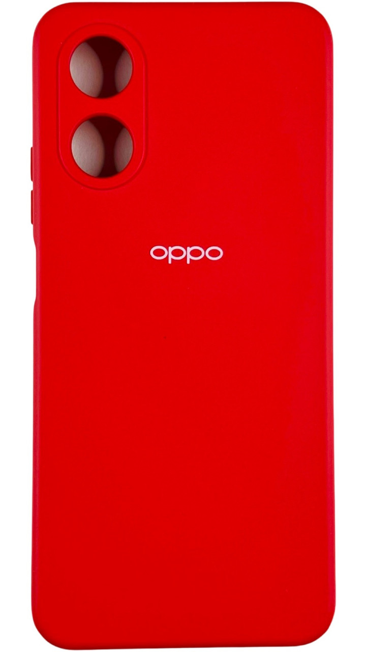 Чохол Soft touch для OPPO A17 (на оппо-17) червоний