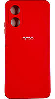 Чехол Soft touch для OPPO A17 (на оппо а17) красный