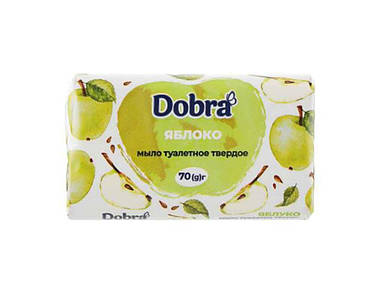Мило туалетне Яблуко 70гр ТМ Dobra FG