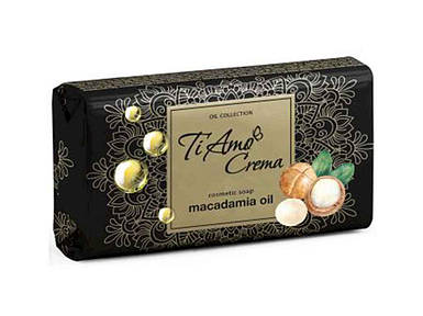 Мило туалетне З олією макадамії 125г 1шт ТМ Ti Amo Crema FG