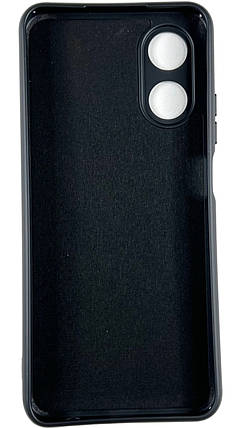 Чохол Soft touch для OPPO A17 (на оппо-а17) чорний, фото 2