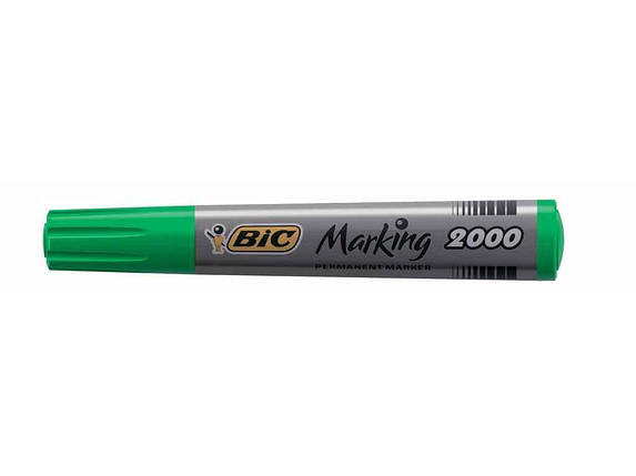 Маркер перманентний, зелений 12 шт. bc8209123 ТМ BIC FG, фото 1