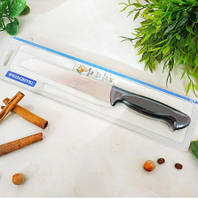 Ніж для хліба 178 мм Трамонтина USUAL в блістері чорна ручка 23042/107