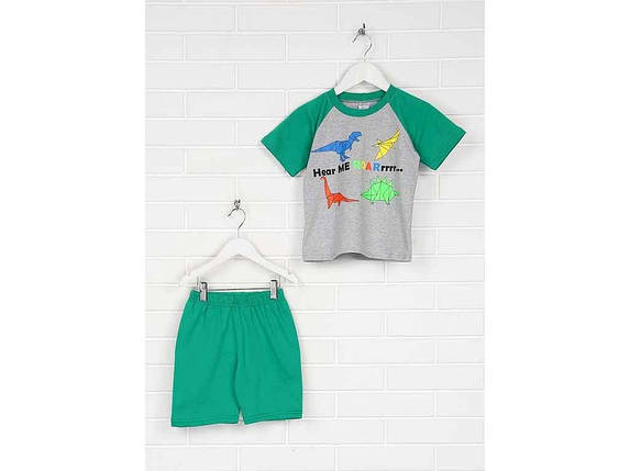 Піжама хлопчик Бавовна 95% Еластан 5% 070130600_зелений 134(р) ТМ Трикомир FG, фото 1