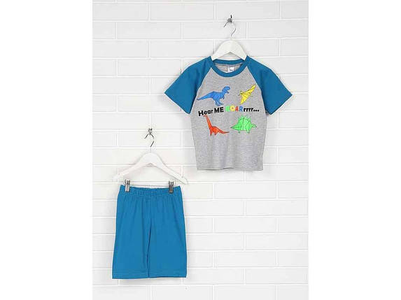 Піжама хлопчик Бавовна 95% Еластан 5% 070130600_синій 134(р) ТМ Трикомир FG, фото 1