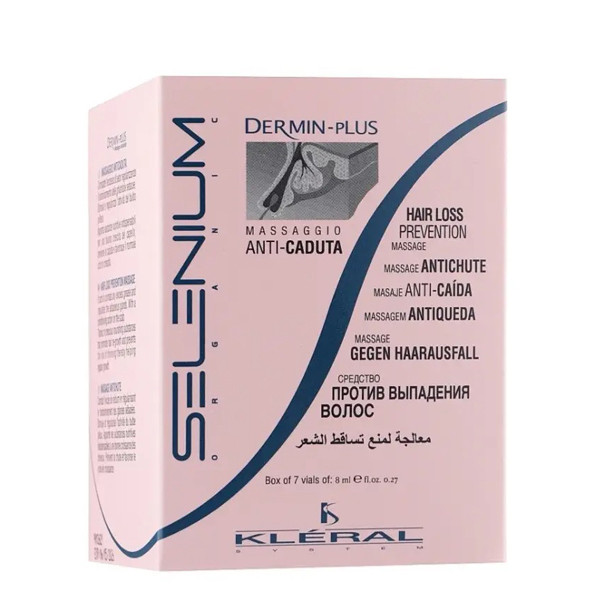 Ампули проти випадіння волосся Kleral System Selenium Dermin Plus Hair Loss Prevention Ampoule 10 шт х 8 мл