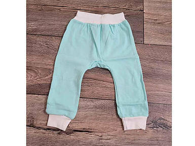 Штани дитячі Бавовна 100% 190224268_зелений бурундук 68(р) ТМ Трикомир FG