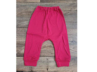 Штани дитячі Бавовна 100% 190224268_рожевий бурундук 68(р) ТМ Трикомир FG