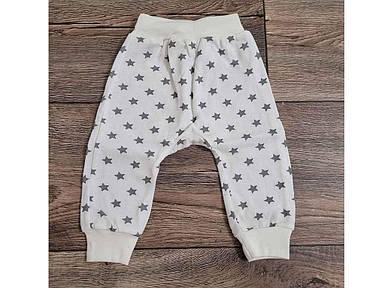 Штани дитячі Бавовна 100% 190224423_білий зірка 68(р) ТМ Трикомир FG