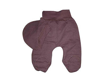 Комплект повзунки та шапочка Бавовна 100% 120250010_рожевий горох 68(р) ТМ Трикомир FG