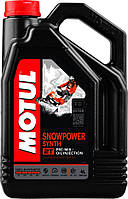 Масло для 2Т двигателей MOTUL / Snowpower Synth 2T / 4 л