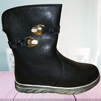 Чоботи однотонні зі срібною підошвою ДШ