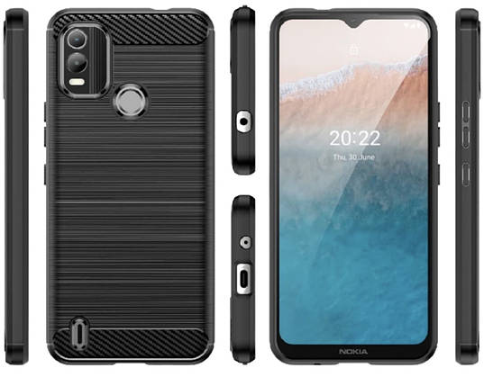 TPU чохол накладка Urban для Nokia C21 Plus / червоний, фото 4