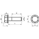 DIN 6921 Болт з фланцем нержавіючий А2, фото 2