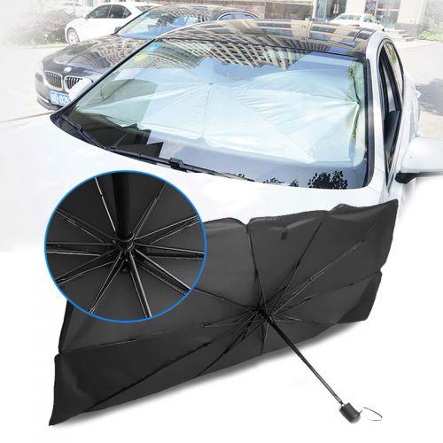 Автомобільна сонцезахисна парасолька на лобове скло 76 х135 см