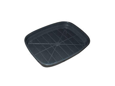 Туалет котячий (для котів/собак) з сіткою сірий (27х37х5см) ТМ ZOO SET FG