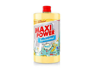 Засіб для миття посуду (запаска) 1л Банан ТМ MAXI POWER FG