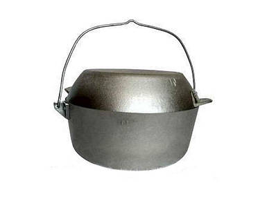 Казан рибальський з кришкою-сковородою 5,00л ТМ ПОЛІМЕТ FG