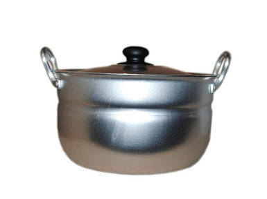 Каструля алюміній сферична 4,5л мет. кришк ТМ INTEROS FG