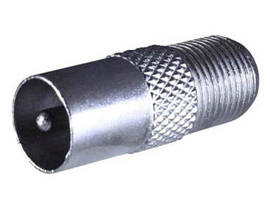 Штекер TV гніздо (металевий) ТМ КИТАЙ FG