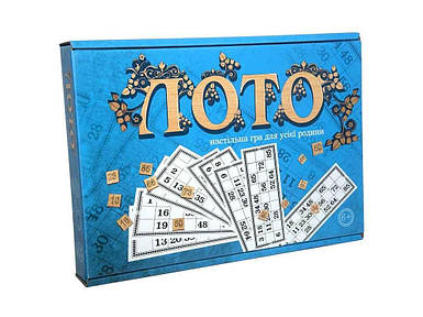 Лото з деревяними фішками (укр) 30662 ТМ STRATEG FG