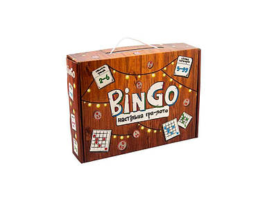 Настільна гра-лото BinGo (укр) 30757 ТМ STRATEG FG