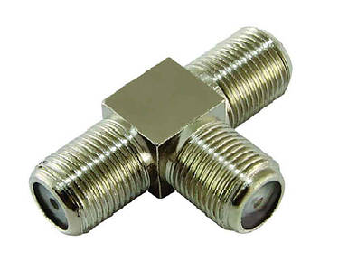 Трійник F гніздо*F гніздо*F гніздо, металевий ТМ КИТАЙ FG