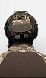 Кавер, чохол на шолом типу ( безвухий) Кишеня противага, підсумок, карман на кавер, шолом FAST MICH піксель, фото 6