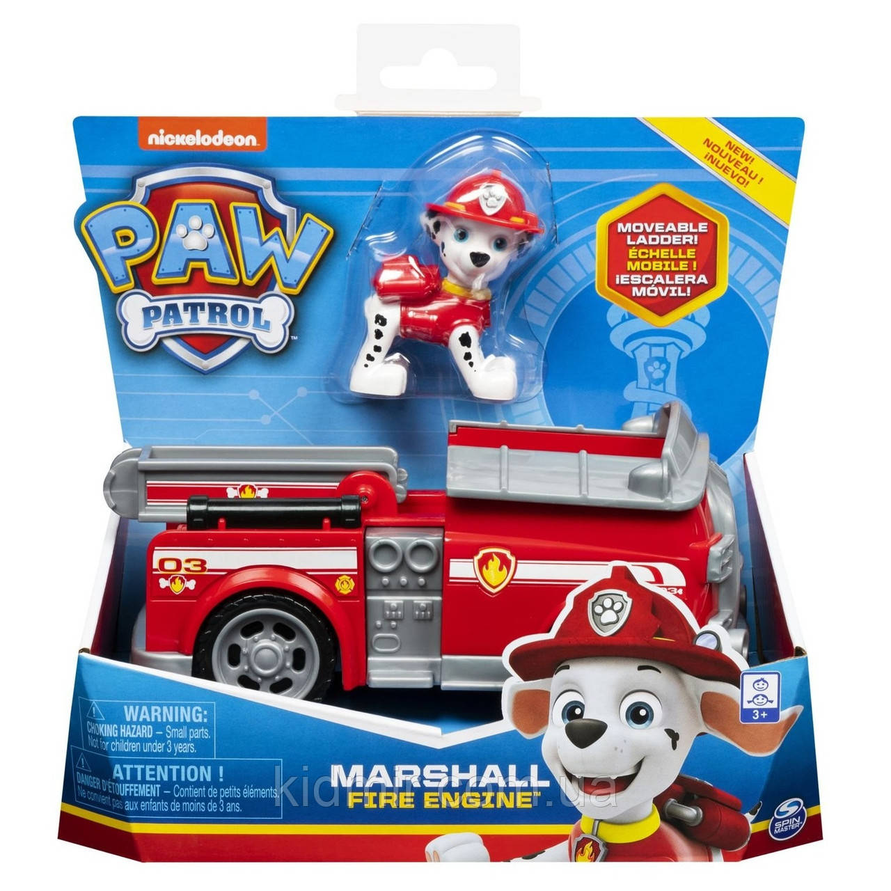 Щенячий патруль Маршал і Пожежна машина Paw Patrol Marshall Spin Master 20114322