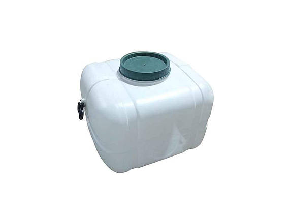 Ємність харчова горизонтальна прямокутна (бак) 100л ТМ ПЛАСТ БАК FG, фото 1