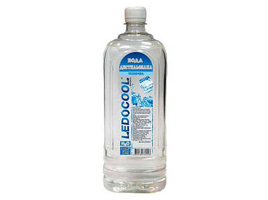 Вода дистильована (демінералізована) 1л ТМ LedoCool FG