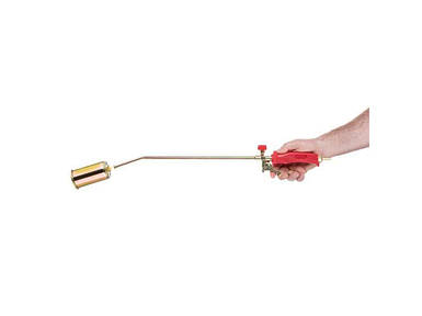 Пальник газовий з рег. та клапаном 705мм сопло 115мм Ø50мм GB-0045 ТМ INTERTOOL FG