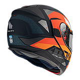 Мотошолом MT ATOM SV W17 A4 Matt Orange, фото 4