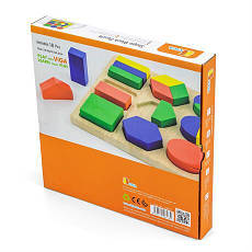 Дерев'яний пазл-сортер Viga Toys Частини фігур (58573), фото 2