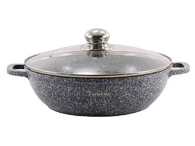 Каструля алюмінієва кругла 4,1л МАРМУР індукц. 0528-SN ТМ ZAUBERG FG